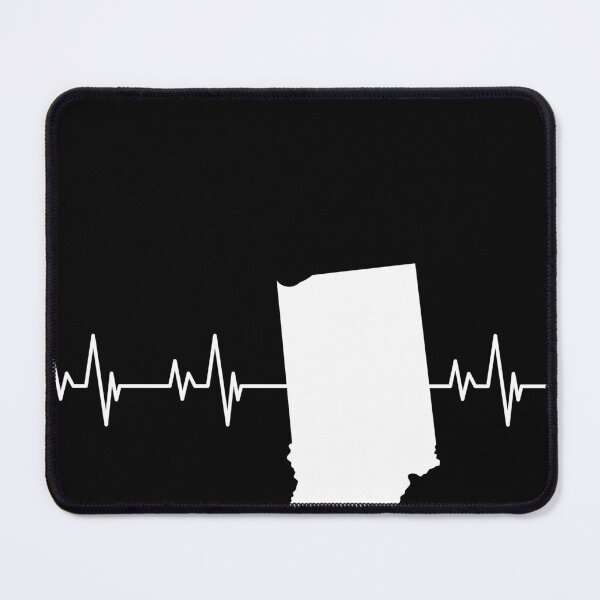 Item preview, Indiana Heartbeat Pulse Line designed and sold by TubularTees.