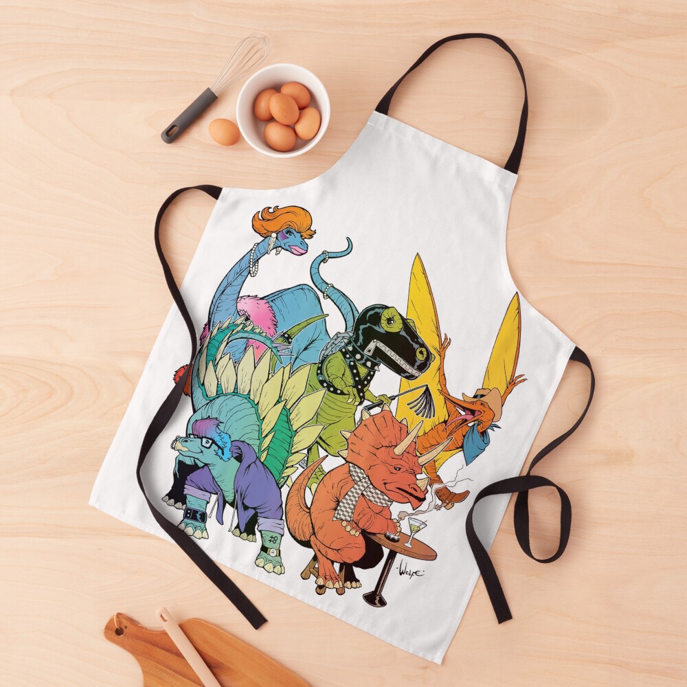 RAWR! Pride Dinos Unity Apron