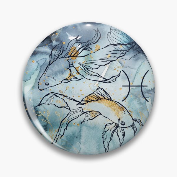 Item preview, Pisces zodiac animal designed and sold by SpookyBat.