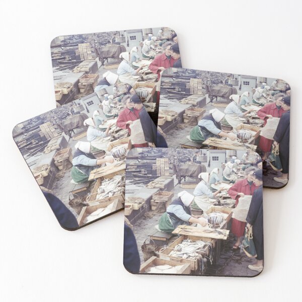 Item preview, 1960s - Busy Fish Market in Copenhagen, Denmark designed and sold by thatwaslife.