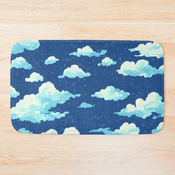 Item preview, Kawaii cloddy night sky patern designed and sold by Art-of-AI.