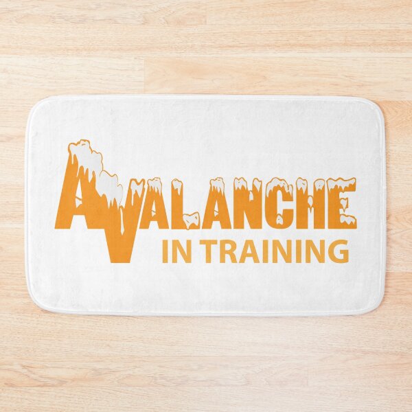 Item preview, Avalanche in training (Orange with snow) designed and sold by Ryphna.