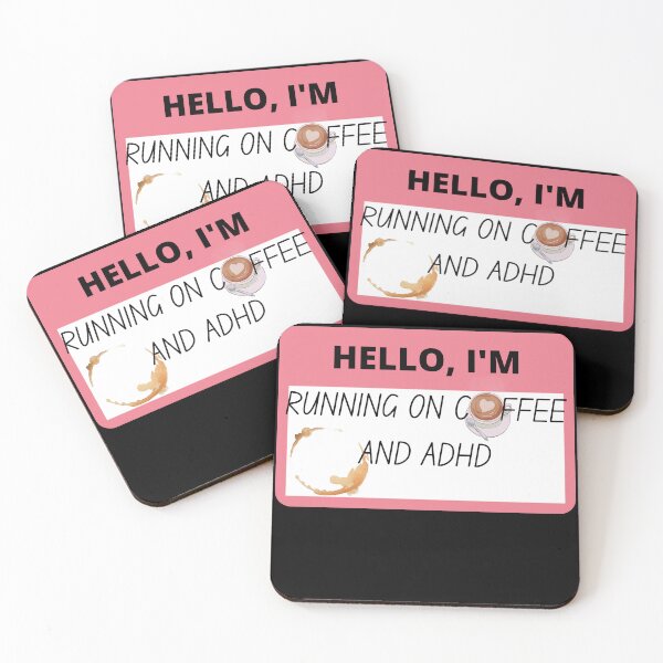 Item preview, Coffee and ADHD designed and sold by BuraxisQuotes.