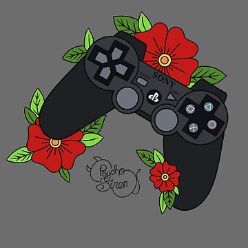 Premium Vector | A video game controller surrounded by cheese and grapes  tattoo evil horror scary