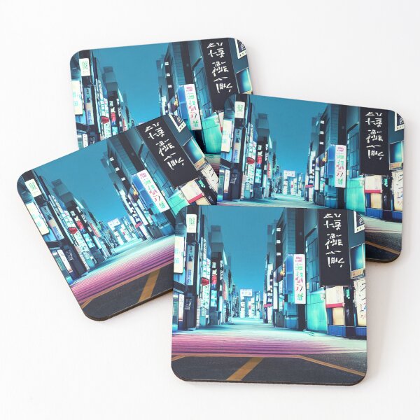 Item preview, Empty Street in Neon Colors designed and sold by Evolvity.