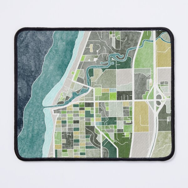 Item preview, South Haven, Michigan Abstract Map designed and sold by Remy-and-Clyde.