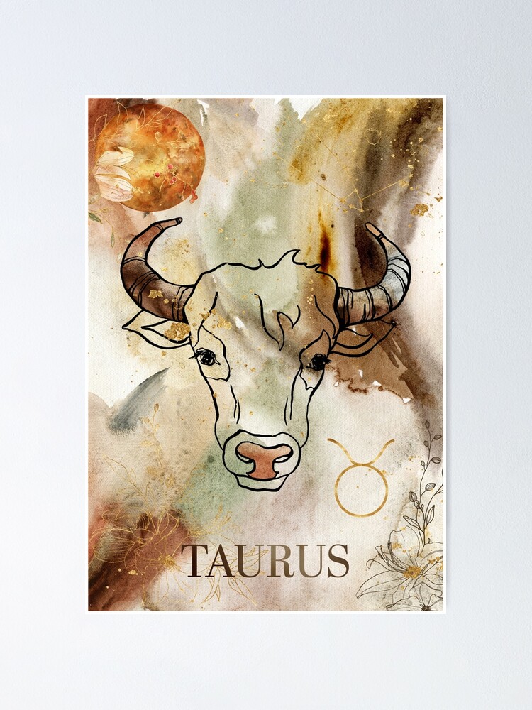 Taurus zodiac animal Poster