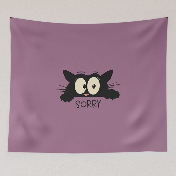 Item preview, One sorry cat, excuse me, I am so sorry designed and sold by marina63.