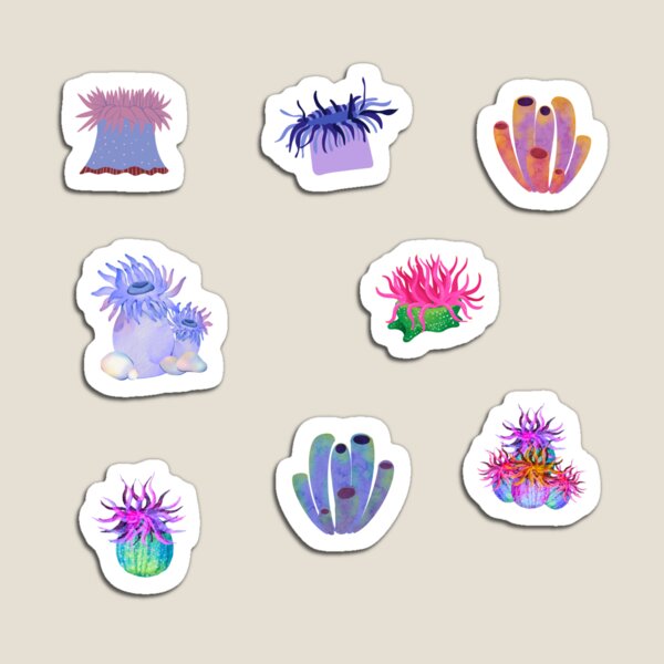 Item preview, Colorful Sea Anemone Collection designed and sold by silviaol.