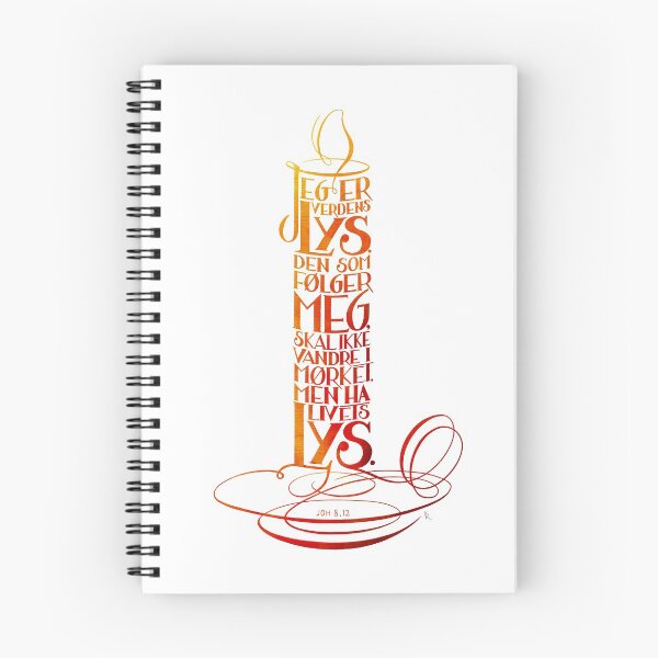 Item preview, Jeg er verdens lys designed and sold by GudsOrd Illustrasjoner.