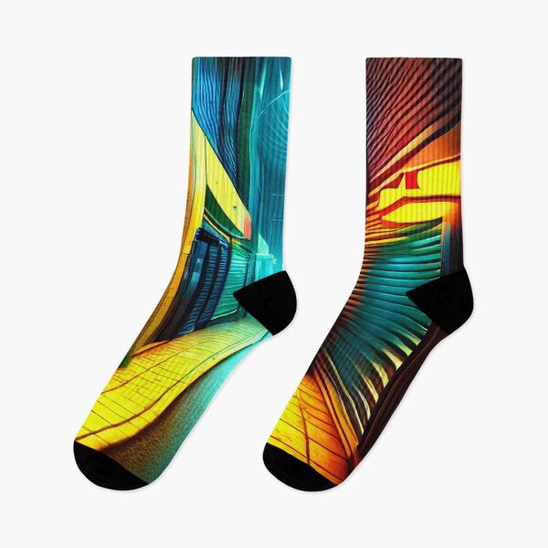 Item preview, Nocturnal Alley in Neon Colors designed and sold by Evolvity.