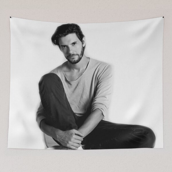 Item preview, Ben Barnes, sitting, black and white designed and sold by SheryRKO.