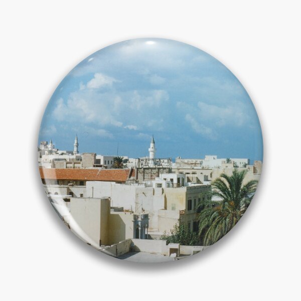 Item preview, 1950s - Rooftop Scene with Blue Skis from Tripoli, Libya designed and sold by thatwaslife.