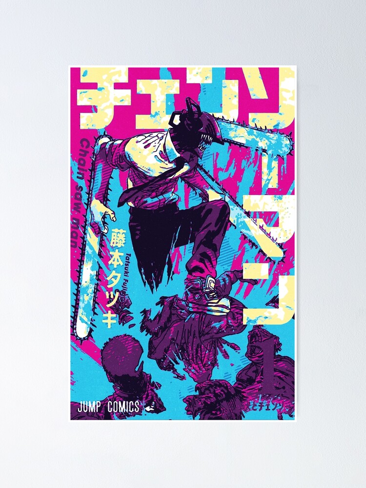 "Chainsaw Man anime" Poster for Sale by jerrymbigley Redbubble