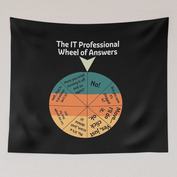 Item preview, The IT Professional Wheel of Answers. designed and sold by ROFIN.