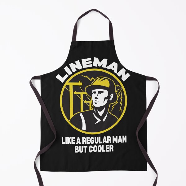 Item preview, Lineman Like A Regular Man But Cooler designed and sold by zenbition.