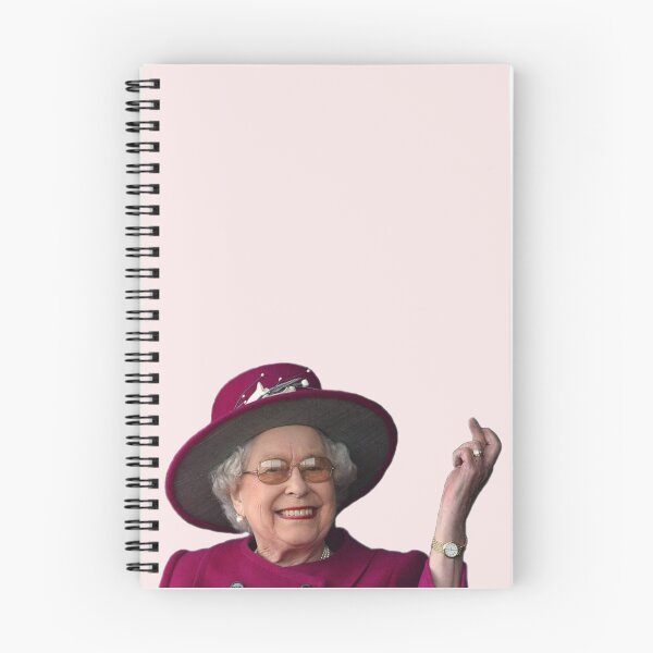 Item preview, Queen Elizabeth II flipping the bird  designed and sold by pnkrose.