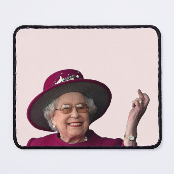 Item preview, Queen Elizabeth II flipping the bird  designed and sold by pnkrose.