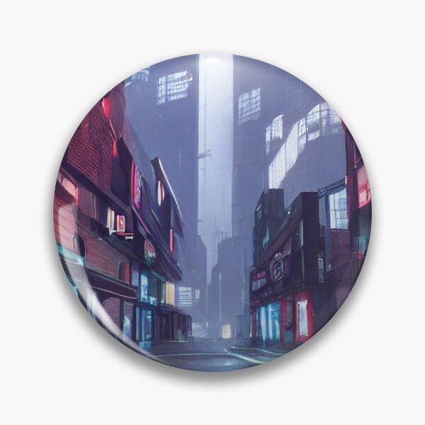 Item preview, Cyberpunk Style Art Of The Empty London Street designed and sold by Evolvity.