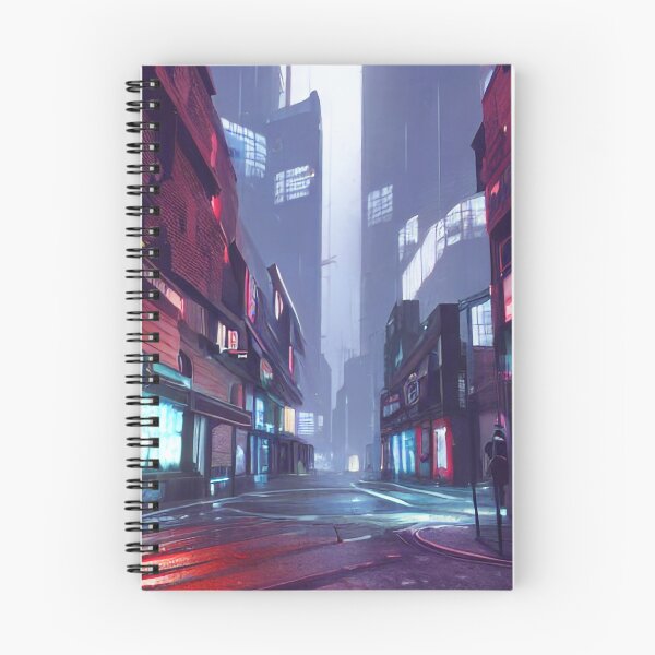 Item preview, Cyberpunk Style Art Of The Empty London Street designed and sold by Evolvity.
