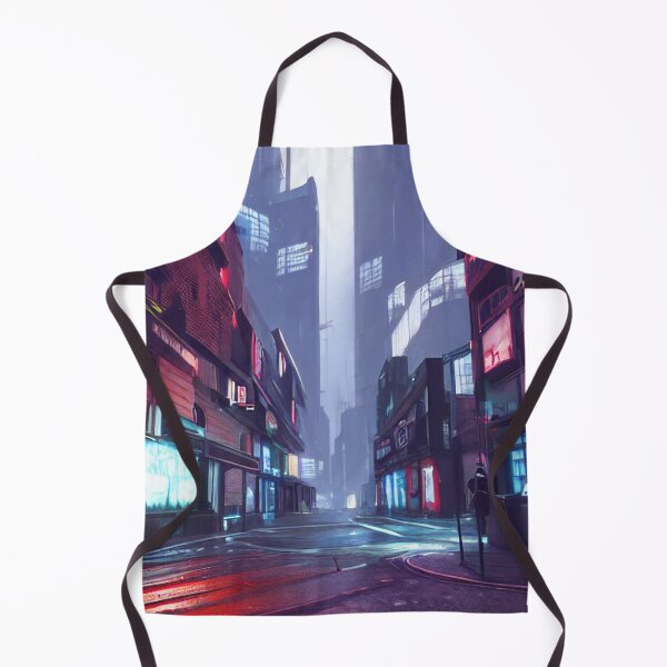 Item preview, Cyberpunk Style Art Of The Empty London Street designed and sold by Evolvity.