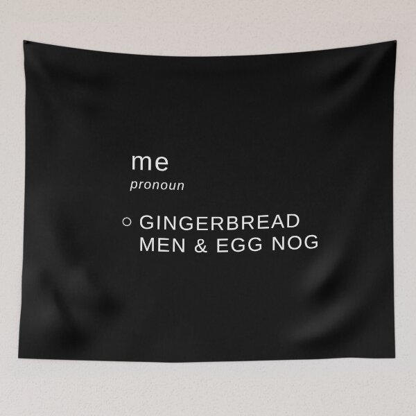 Item preview, Gingerbread Men and Egg Nog - The Definition of Me for Moms, Dads and Loved Ones designed and sold by Brimwood.