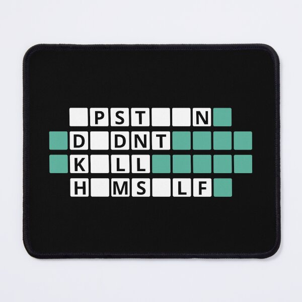 Item preview, Epstein Didn't Kill Himself Word Puzzle Hangman designed and sold by ravishdesigns.