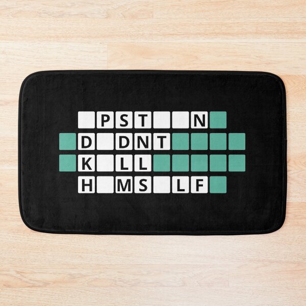 Item preview, Epstein Didn't Kill Himself Word Puzzle Hangman designed and sold by ravishdesigns.