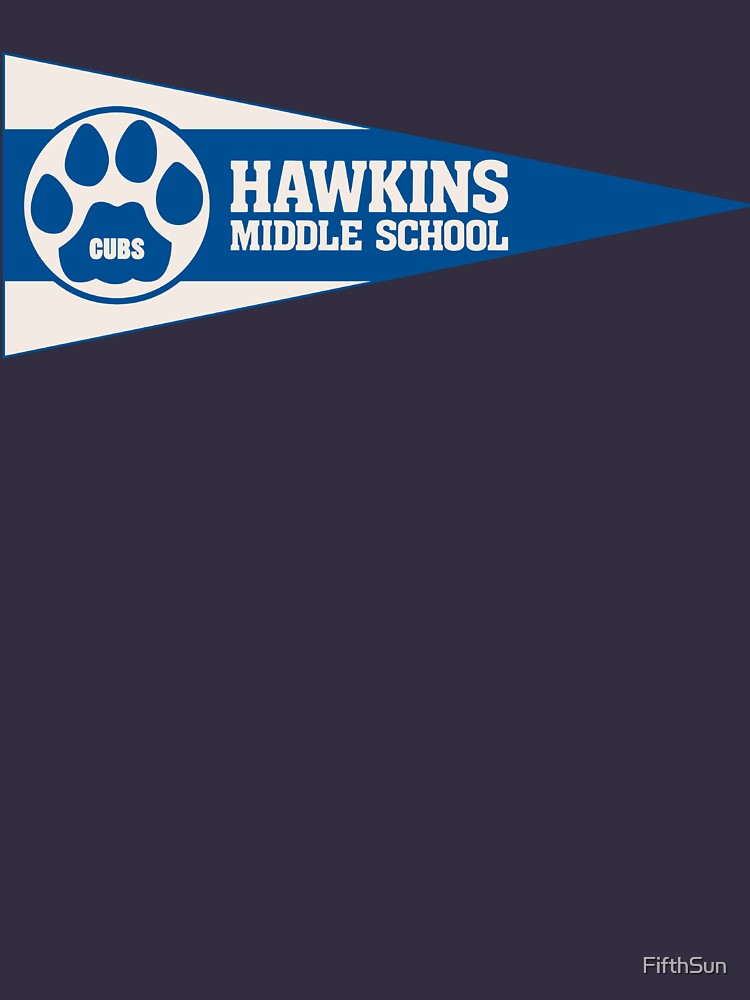Disover Stranger Things Hawskin Middle School Pennant | Essential T-Shirt 