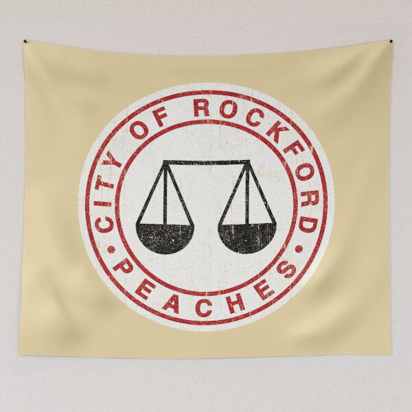 Item preview, Rockford Peaches Baseball Jersey (Chest Pocket) designed and sold by huckblade.
