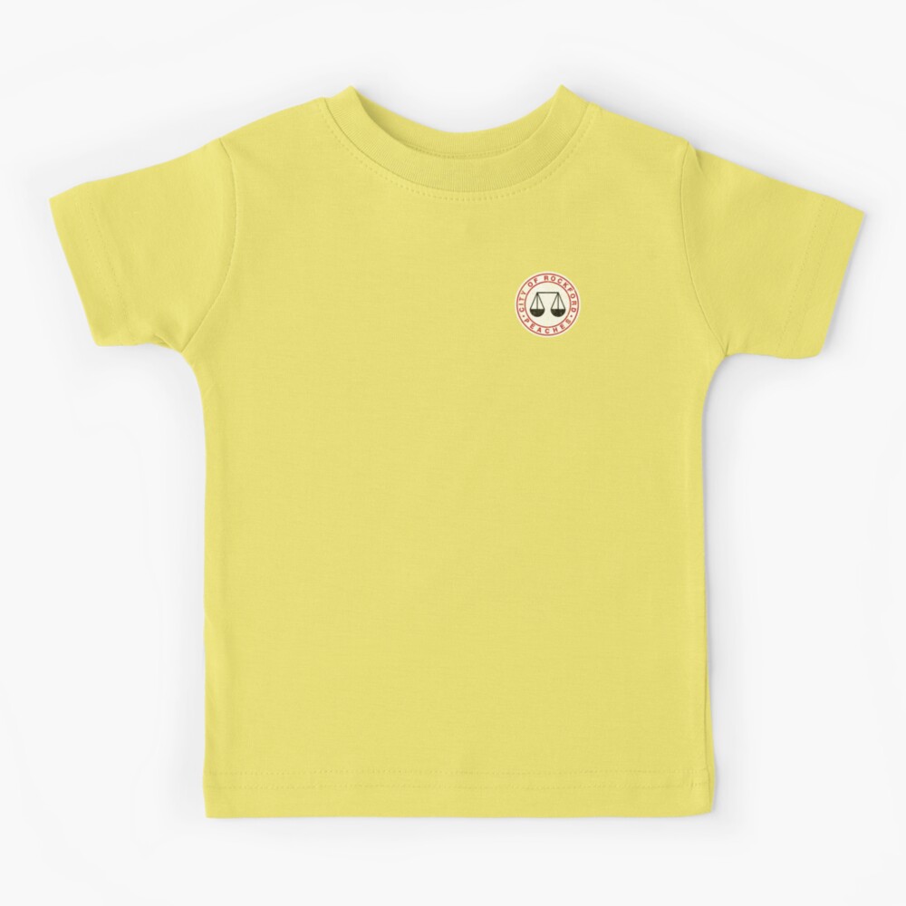 Rockford Peaches Baseball Jersey (Chest Pocket) Kids T-Shirt for