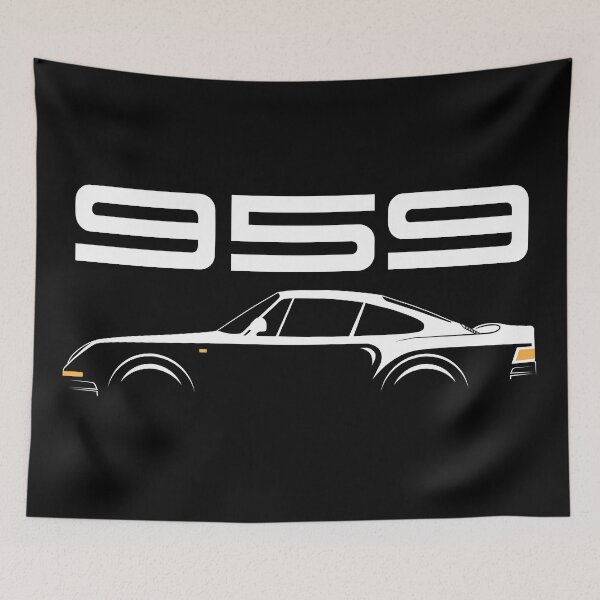 Item preview, 1986 to 1993 Porsche 959 silhouette designed and sold by blackdogshop.