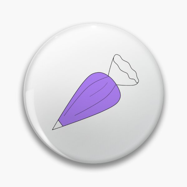Item preview, Purple Pastry Bag Transparent  designed and sold by CreativeKari.