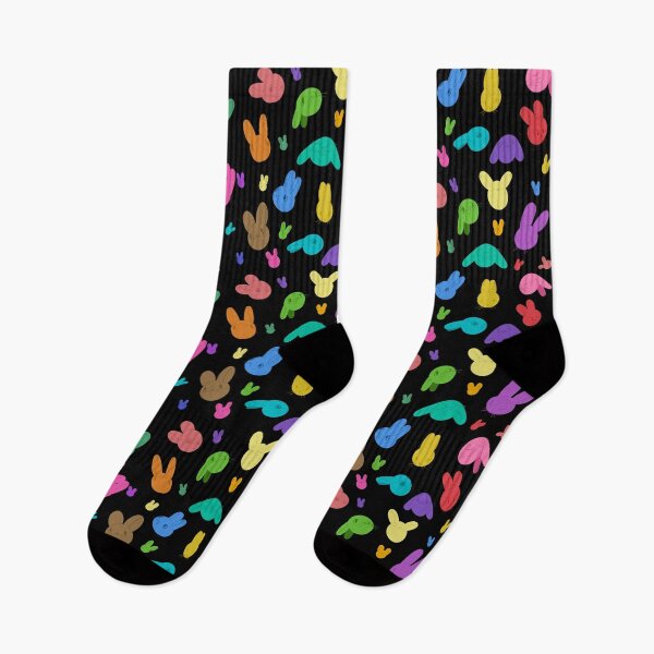 Item preview, Rainbow Rabbits (Dark) designed and sold by GentleSketchie.