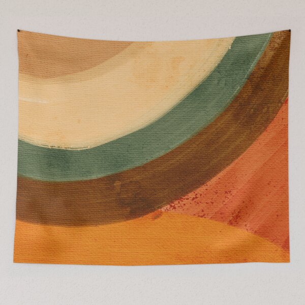 Item preview, Orange And Earth Tones Fantasy Sunset Abstract designed and sold by DEC02.