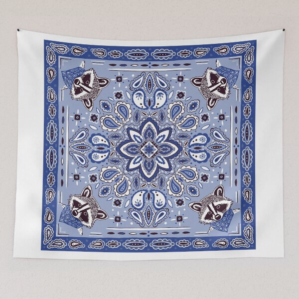 Item preview, Blue Raccoon Bandit Bandanna Design designed and sold by RDevane.