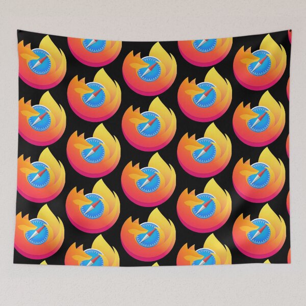 Item preview, Firefox setting Safari ablaze designed and sold by 10slash1.
