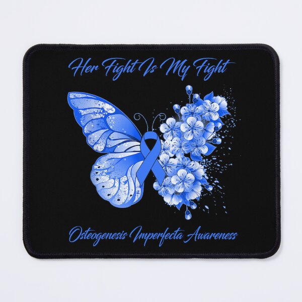 Item preview, Her Fight Is My Fight Osteogenesis Imperfecta Awareness Butterfly Ribbon Gifts designed and sold by Adropine.