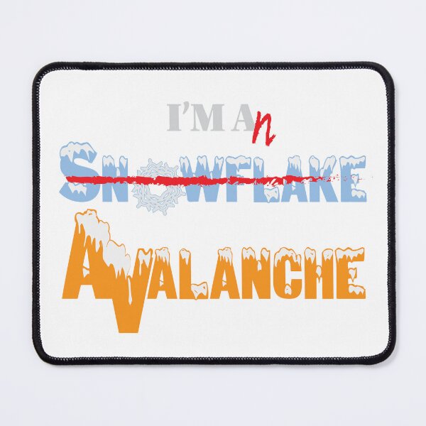 Item preview, I'm an Avalanche (Orange with snow) designed and sold by Ryphna.