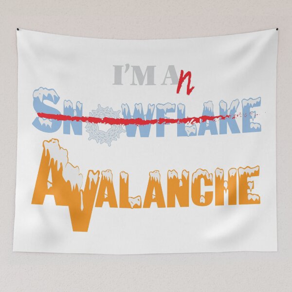 Item preview, I'm an Avalanche (Orange with snow) designed and sold by Ryphna.