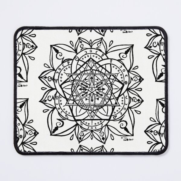 Item preview, Occult Symbols Mandala designed and sold by nikianarchy.