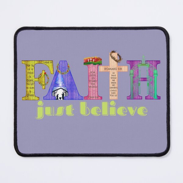 Item preview, Faith, Just Believe Bible Verses Christian Design Heaven On Earth designed and sold by TheKingdomAttic.