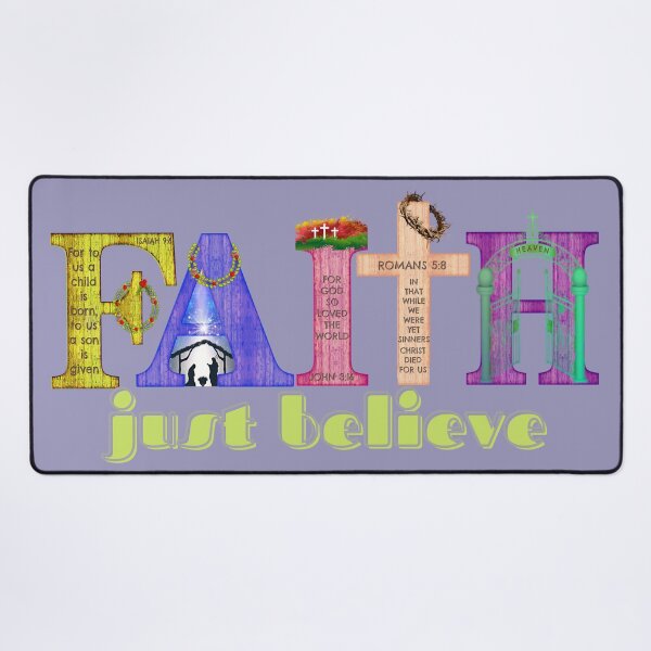 Item preview, Faith, Just Believe Bible Verses Christian Design Heaven On Earth designed and sold by TheKingdomAttic.