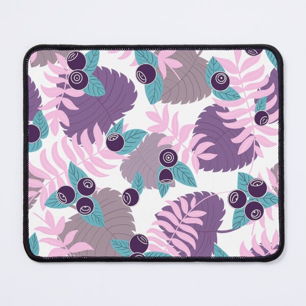 Item preview, Huckleberry and leaves pattern designed and sold by MountainLyonArt.
