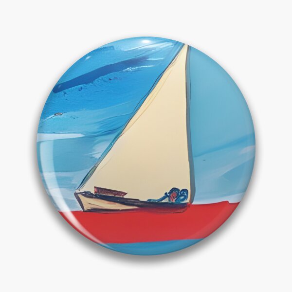 Item preview, AI Sailing the Blue Sea designed and sold by LymphomaLass.