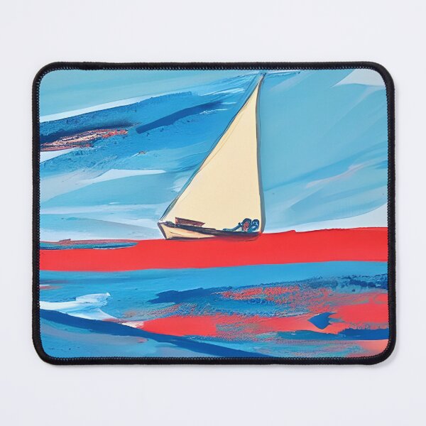 Item preview, AI Sailing the Blue Sea designed and sold by LymphomaLass.