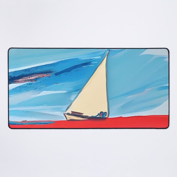 Item preview, AI Sailing the Blue Sea designed and sold by LymphomaLass.