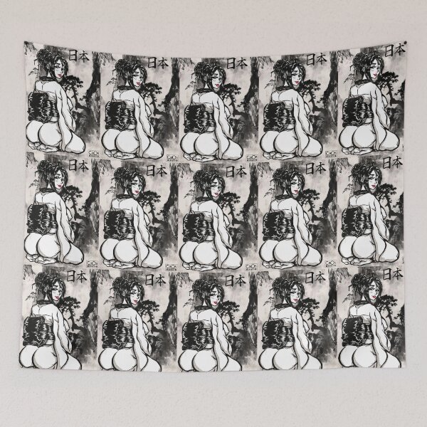 Item preview, JAPANESE WOMAN designed and sold by caosdibujitos.
