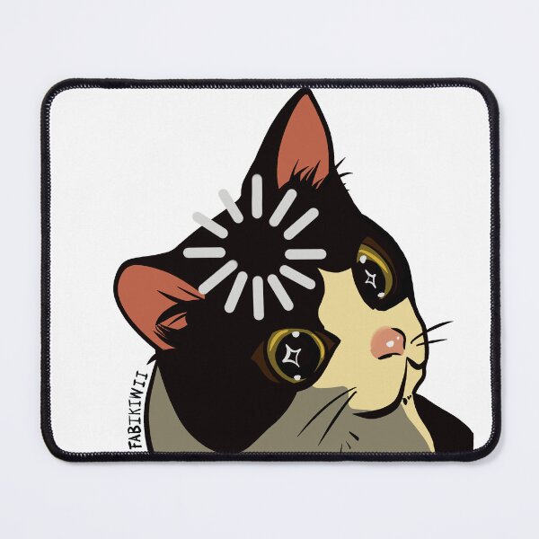 Item preview, Loading meme cat  designed and sold by fabikiwii.