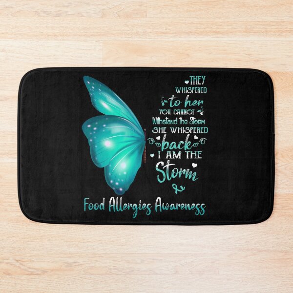 Item preview, She Whispered Back I Am The Storm Food Allergies Awareness Butterfly designed and sold by frechettee.